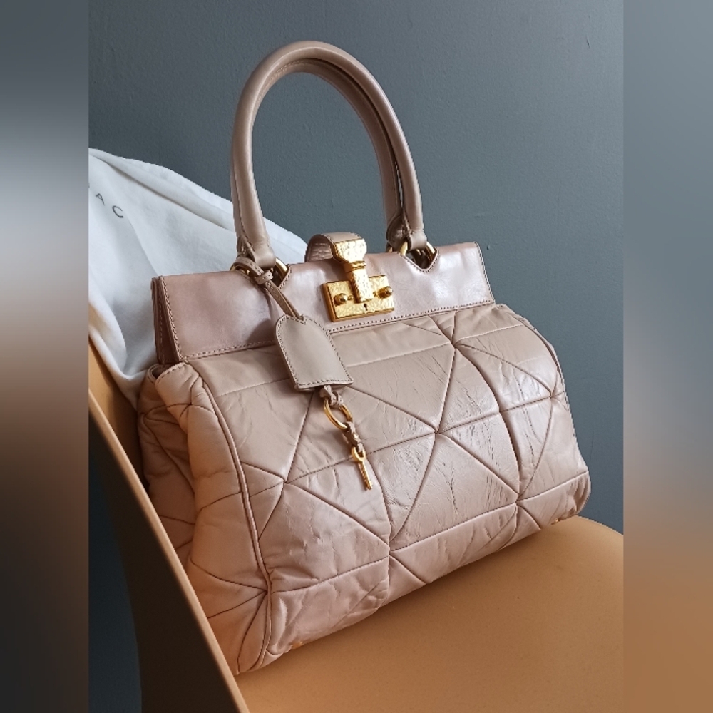 Marc Jacobs Patchwork Kle8n Satchrl Bag With Dust Bag - Picture 2 of 16